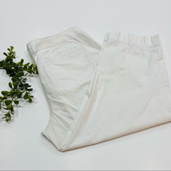 J Jill white capris - Picture 1 of 9